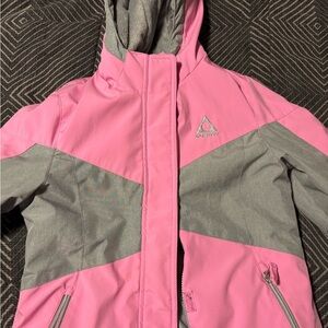 Gerry Weber Kids Two-Tone Pink and Gray Raincoat